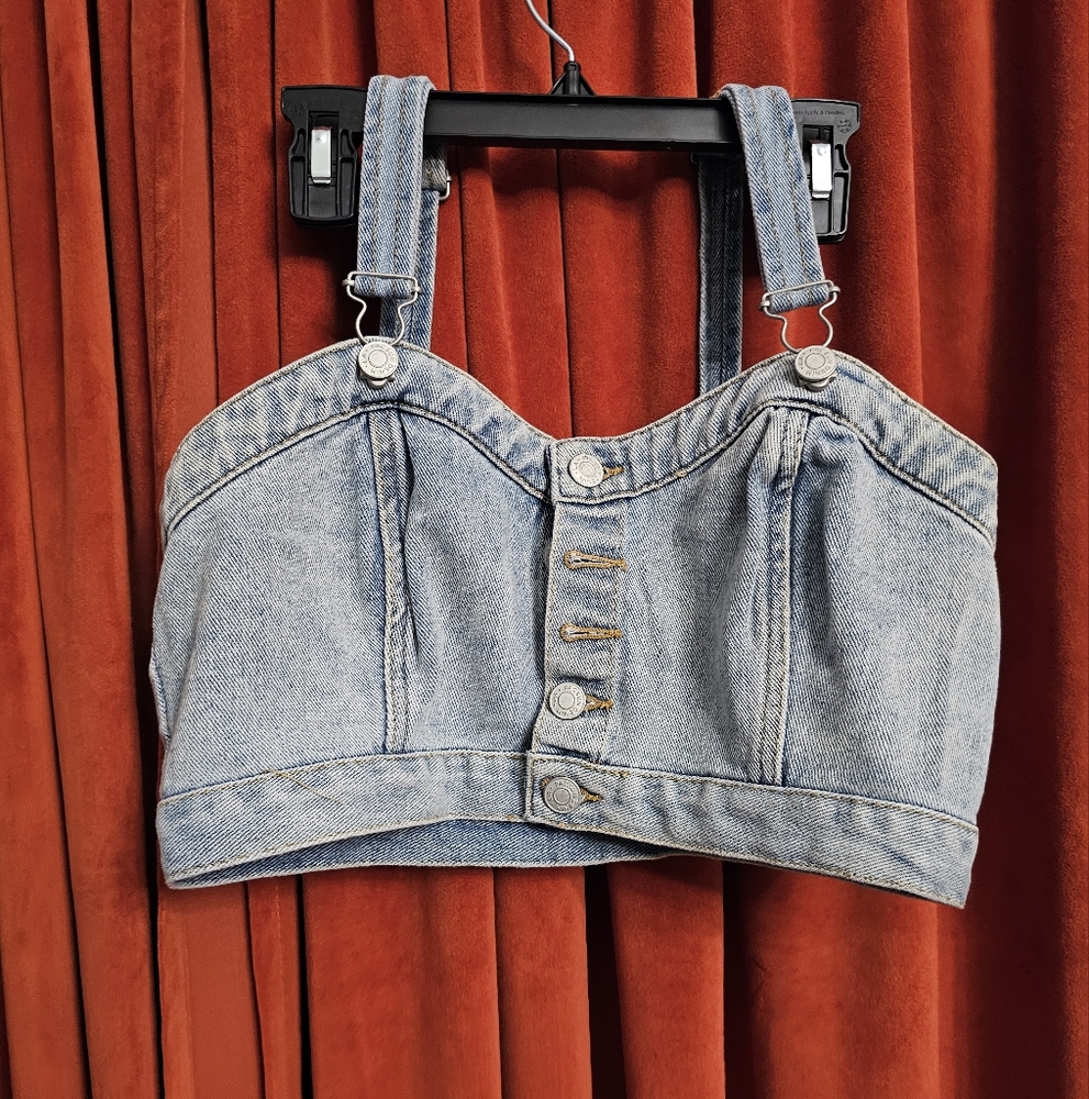 Pacsun Denim Crop Top